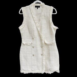 Trixxi Juniors' Sleeveless Boucle Visit > Bodycon Dress...Size large